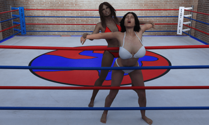 9 - Sierra Tangling Emma in the Ropes