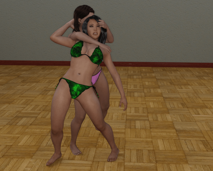 3 - Tisha Going for a Choke