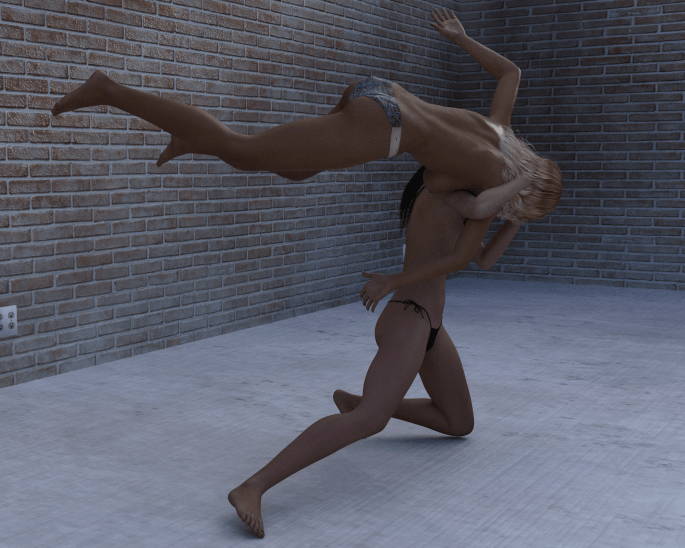 22 - Sara Drags Sasha Over View 2